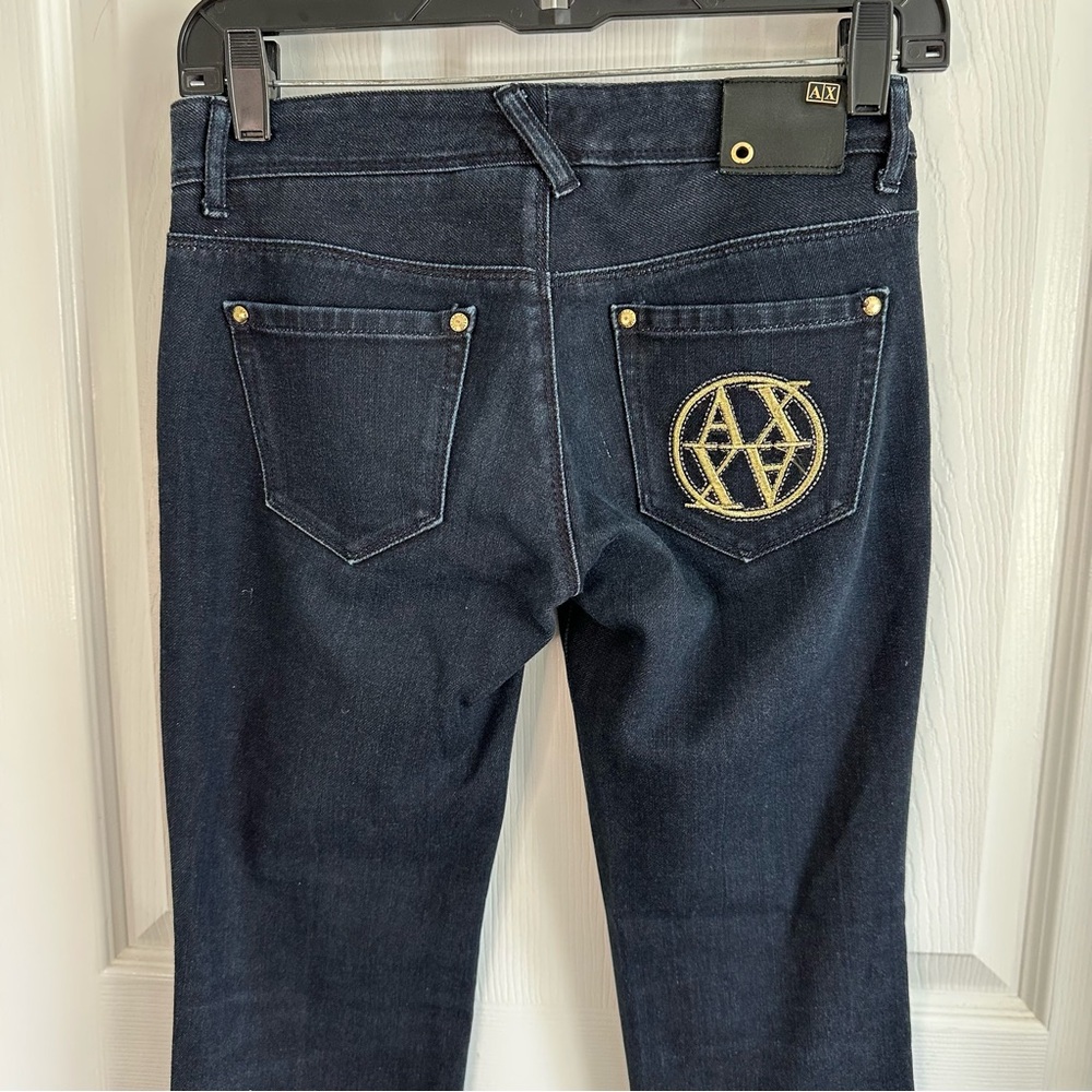 Armani Exchange Women's Dark Blue Jeans